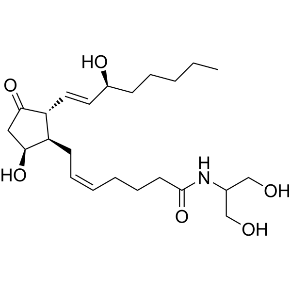 Prostaglandin D2 serinol amide Chemical Structure