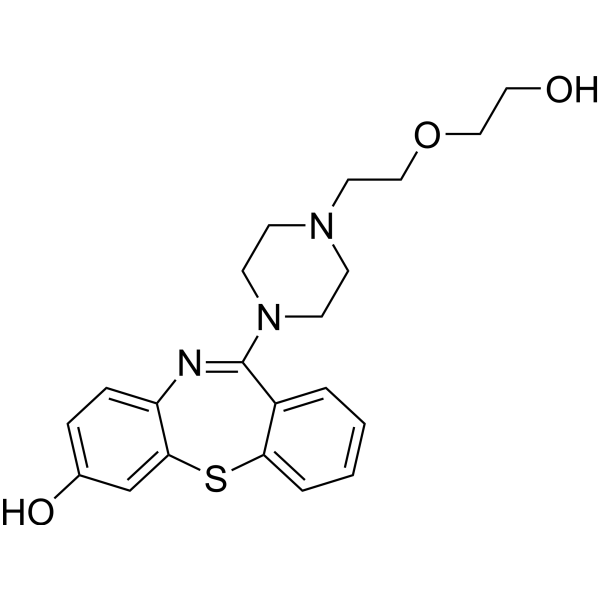 7-Hydroxyquetiapine Chemical Structure