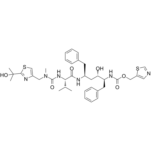 Hydroxy ritonavir Chemical Structure