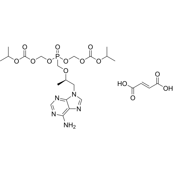Tenofovir Disoproxil fumarate (Standard) Chemical Structure