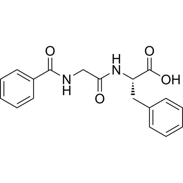 Hippuryl-L-phenylalanine Chemical Structure