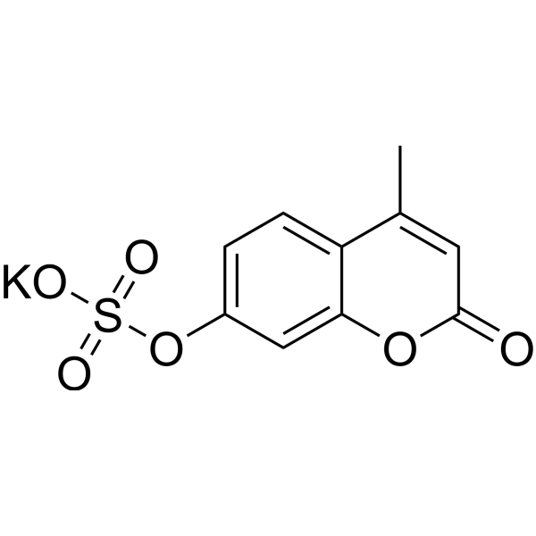 4-Methylumbelliferyl sulfate potassium Chemical Structure