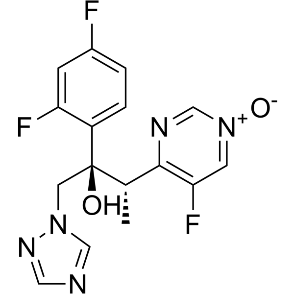 Voriconazole N-oxide Chemical Structure