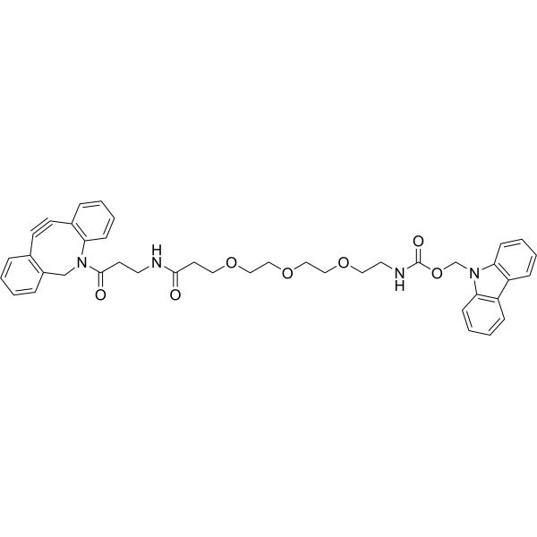 DBCO-PEG3-amide-N-Fmoc Chemical Structure