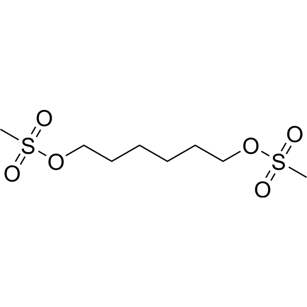 1,6-Bis(mesyloxy)hexane Chemical Structure