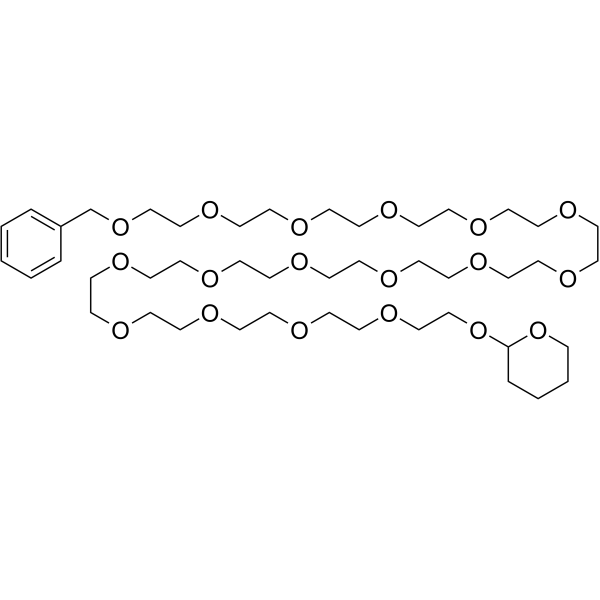 Benzyl-PEG16-THP Chemical Structure
