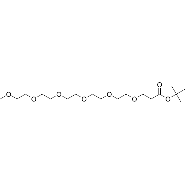 m-PEG6-Boc Chemical Structure