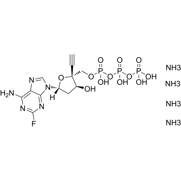 EFdA-TP tetraammonium Chemical Structure