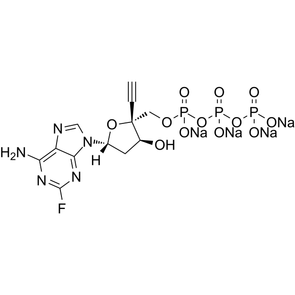 EFdA-TP tetrasodium Chemical Structure