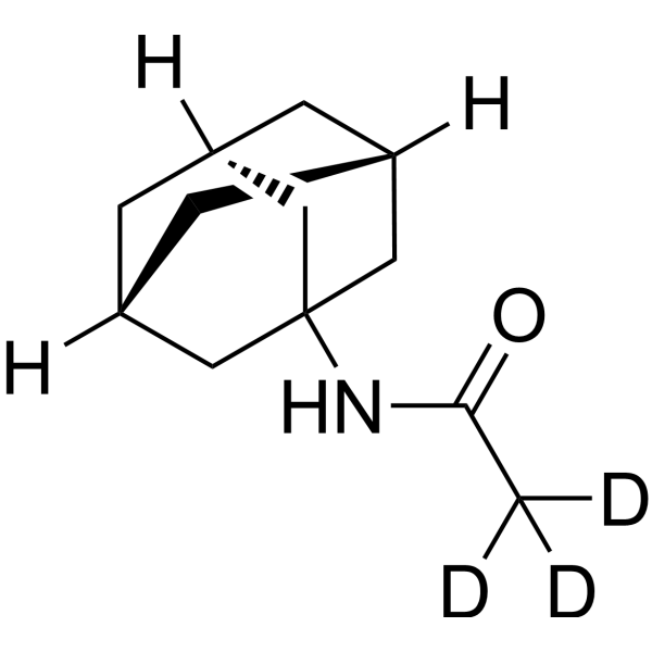 N-Acetyl Adamantamine-d<sub>3</sub> Chemical Structure
