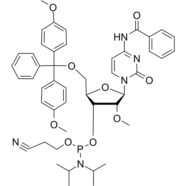 2'-O-Me-C(Bz) Phosphoramidite Chemical Structure