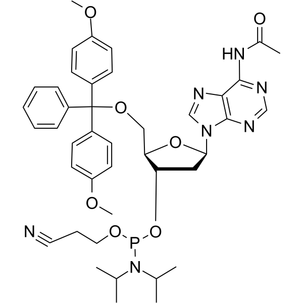 Ac-dA Phosphoramidite Chemical Structure