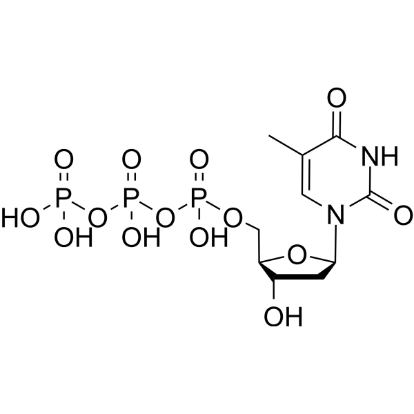 Deoxythymidine-5'-triphosphate Chemical Structure