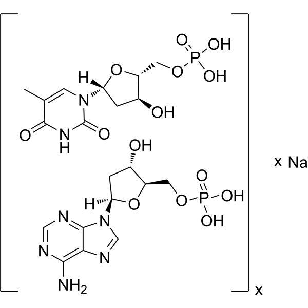 Poly(deoxyadenylic-thymidylic) acid sodium Chemical Structure