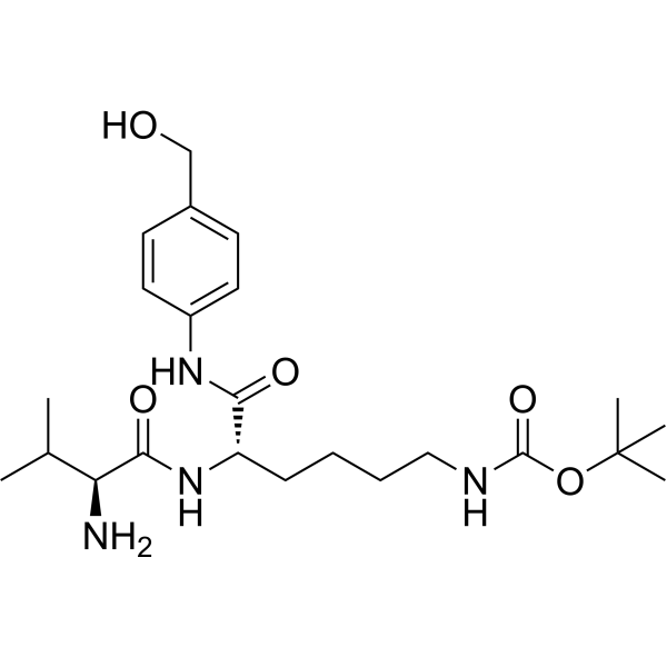PAB-Val-Lys-Boc Chemical Structure