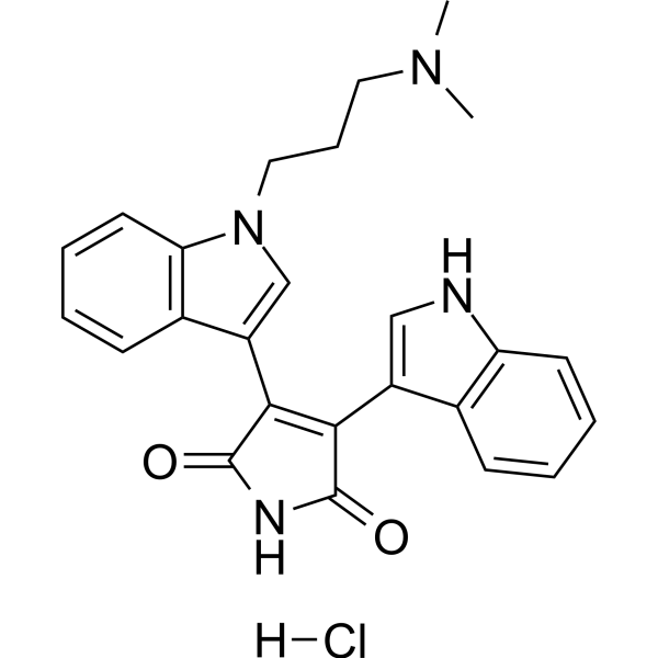 Bisindolylmaleimide I hydrochloride Chemical Structure