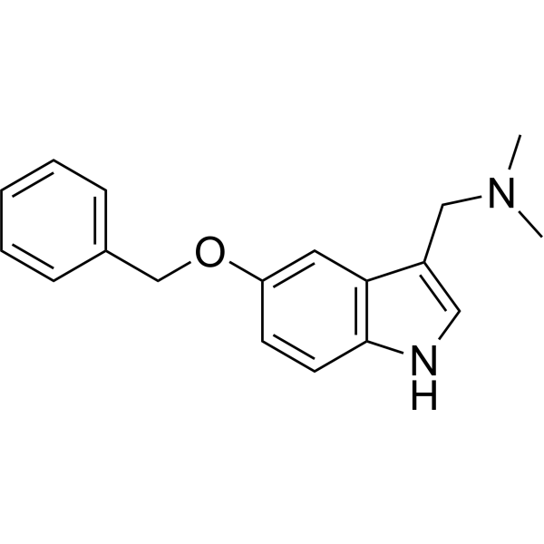 5-Benzyloxygramine Chemical Structure
