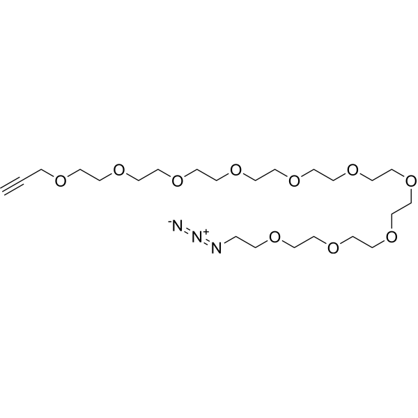 Azido-PEG10-propargyl Chemical Structure