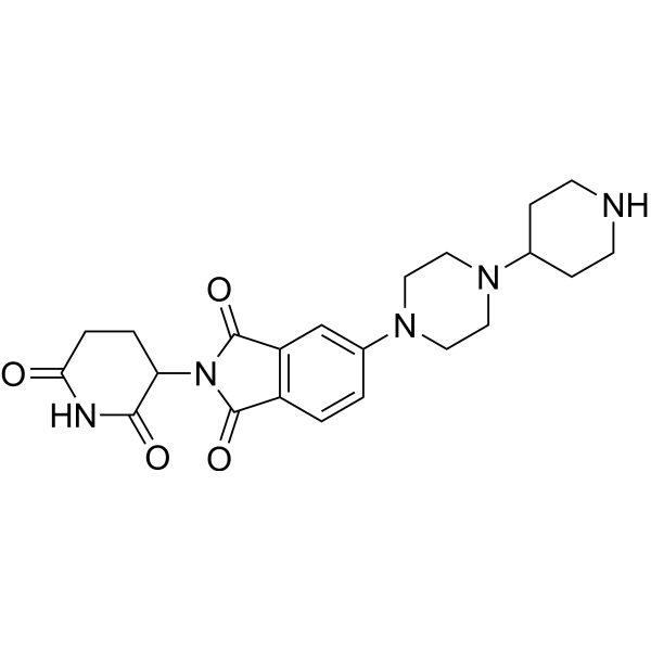 Thalidomide-Piperazine-Piperidine Chemical Structure