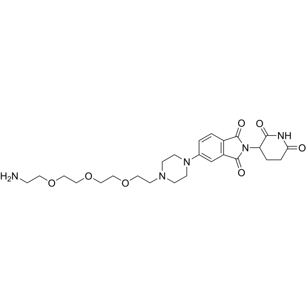 Thalidomide-Piperazine-PEG<em>3</em>-NH2