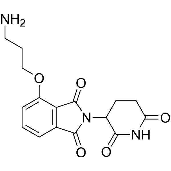 Thalidomide-O-C3-NH2 Chemical Structure