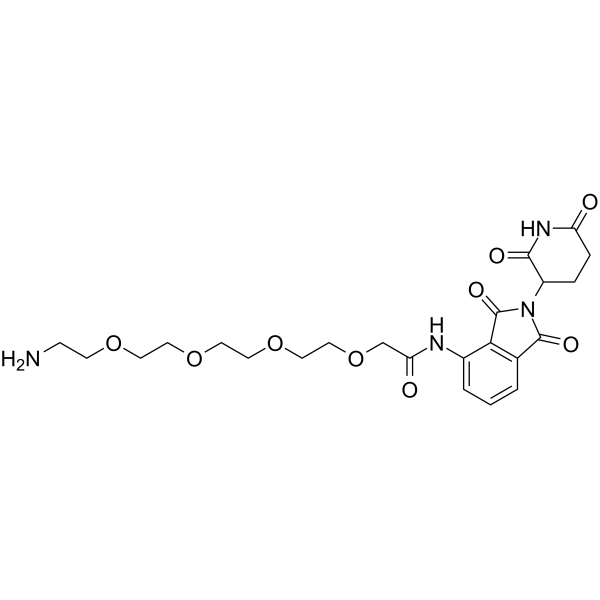 Pomalidomide-<em>amino</em>-PEG4-NH<em>2</em>