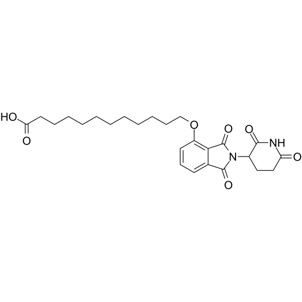 Thalidomide-O-C11-acid Chemical Structure
