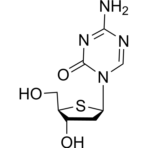 5-Aza-4'-thio-2'-deoxycytidine Chemical Structure