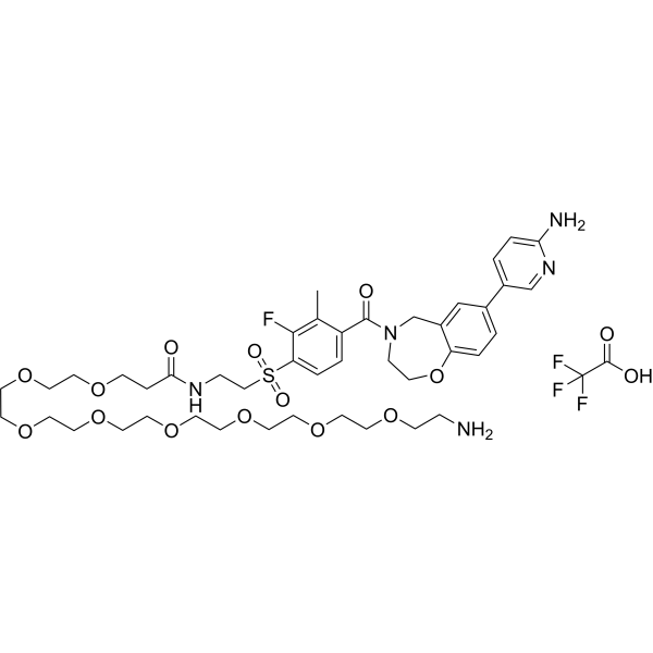 XL388-C2-amide-PEG<em>9</em>-NH2 TFA