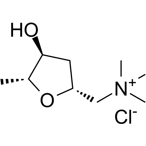 (±)-Muscarine chloride Chemical Structure