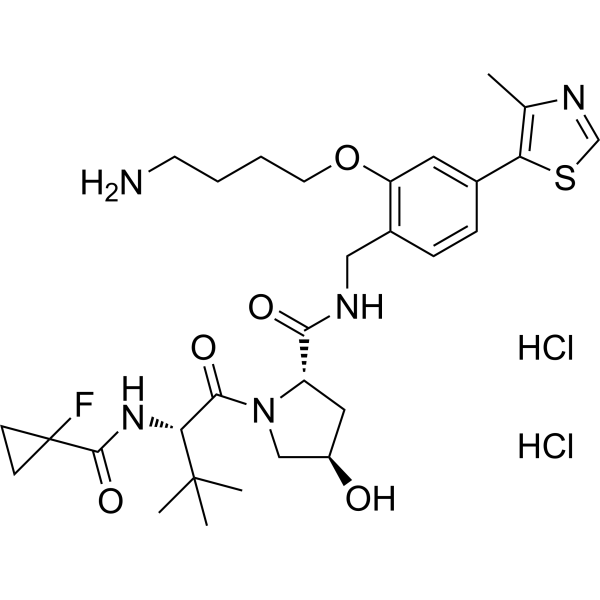 VH 101 phenol-alkylC4-amine dihydrochloride Chemical Structure