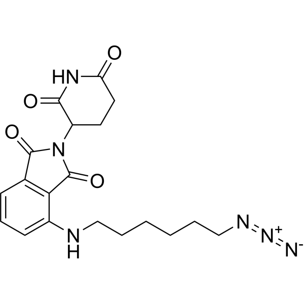 <em>Pomalidomide 4</em>'-<em>alkylC</em>6-azide