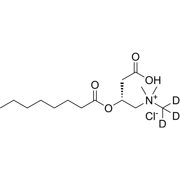 Octanoyl-<em>L</em>-carnitine-<em>d</em>3 chloride