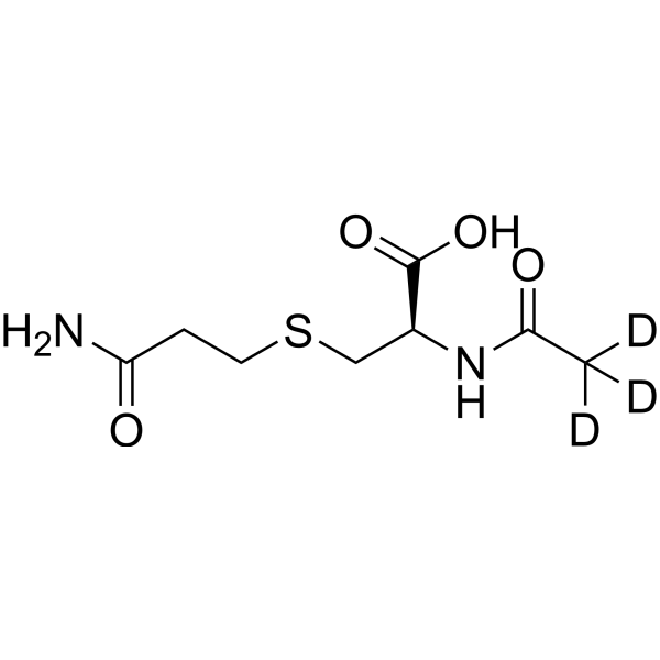<em>N</em>-Acetyl-S-(carbamoylethyl)-<em>L</em>-cysteine-d3