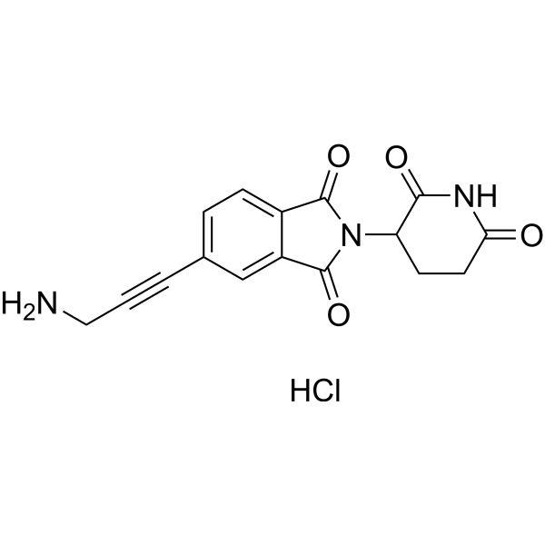 Thalidomide-5-propargyne-NH2 hydrochloride Chemical Structure