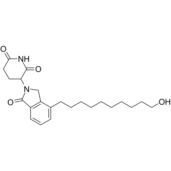 Lenalidomide-C10-OH Chemical Structure