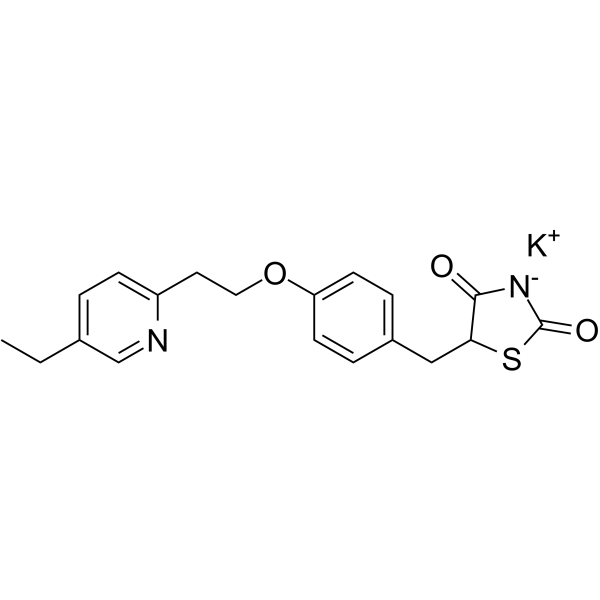Pioglitazone potassium Chemical Structure
