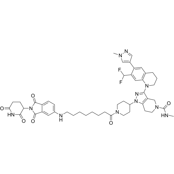 Thalidomide-NH-CBP/p300 ligand 2 Chemical Structure
