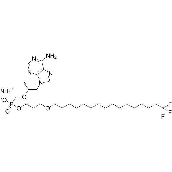 Tenofovir-C3-<em>O</em>-C15-CF3 ammonium