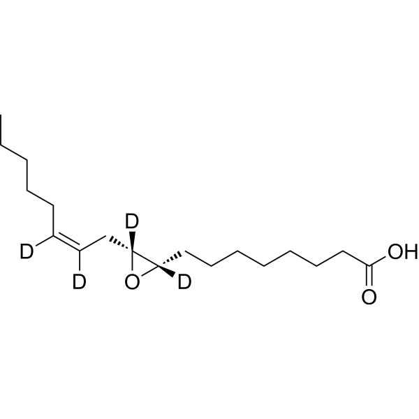 (±)9(10)-EpOME-d<sub>4</sub> Chemical Structure