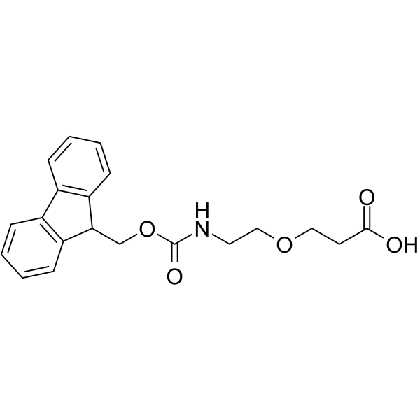 Fmoc-NH-PEG1-C2-acid Chemical Structure
