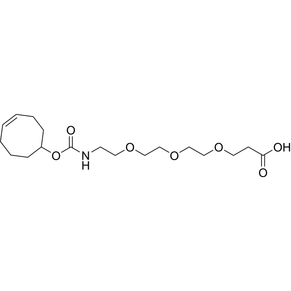 TCO-PEG3-acid Chemical Structure