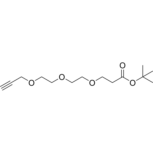 Propargyl-PEG3-Boc Chemical Structure