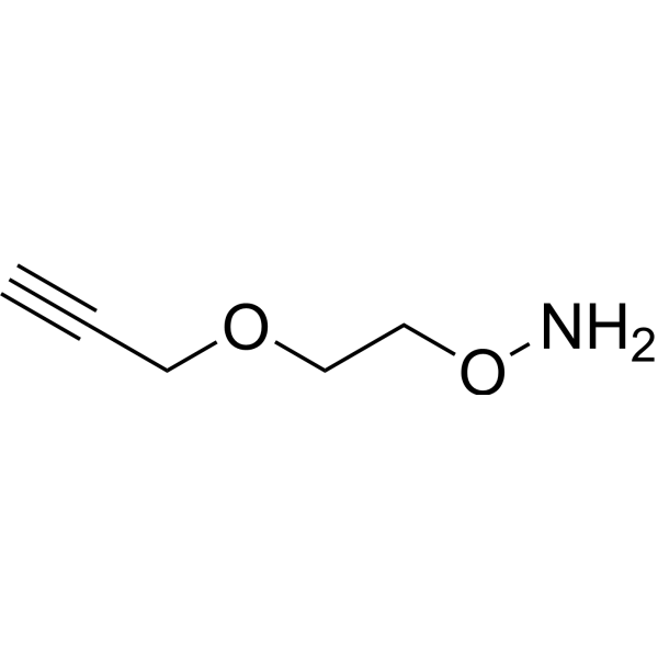 Aminooxy-PEG1-propargyl Chemical Structure
