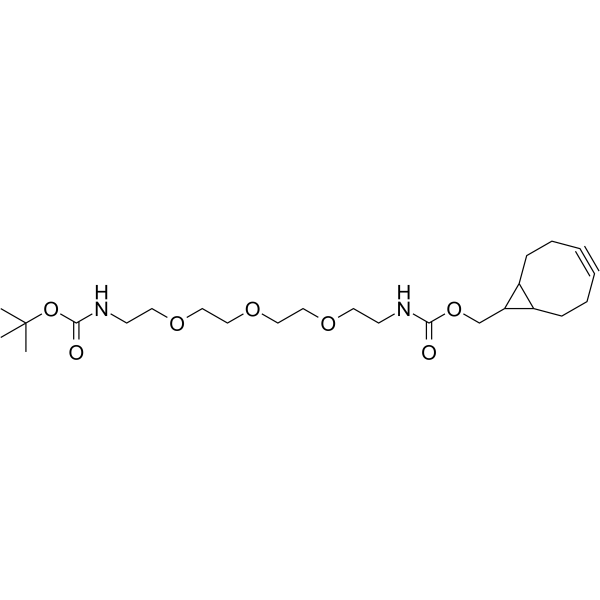 endo-BCN-PEG3-NH-Boc Chemical Structure