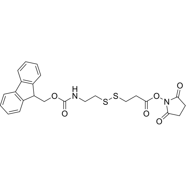 Fmoc-NH-<em>ethyl</em>-SS-propionic NHS ester