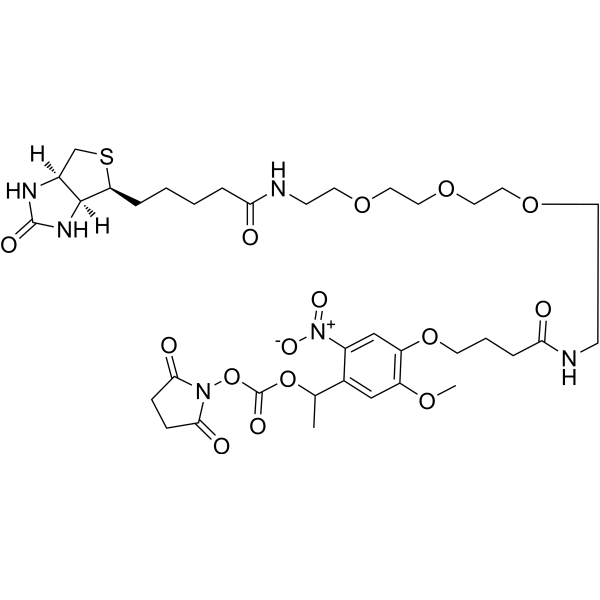 PC Biotin-PEG3-NHS ester Chemical Structure