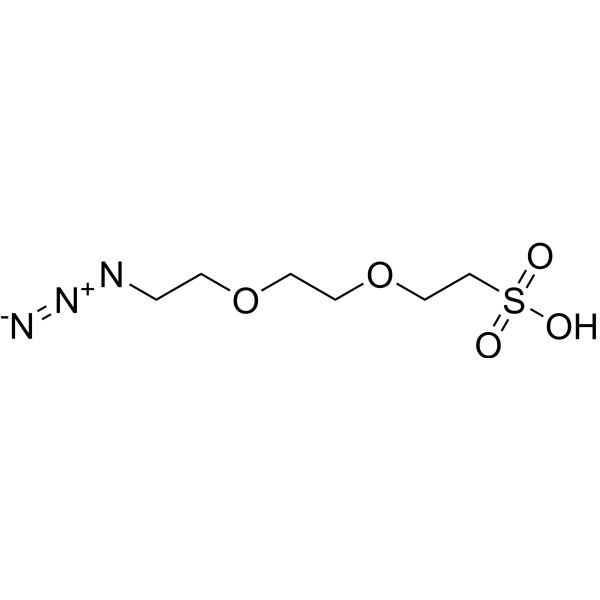 Azido-<em>PEG</em>2-C2-sulfonic acid
