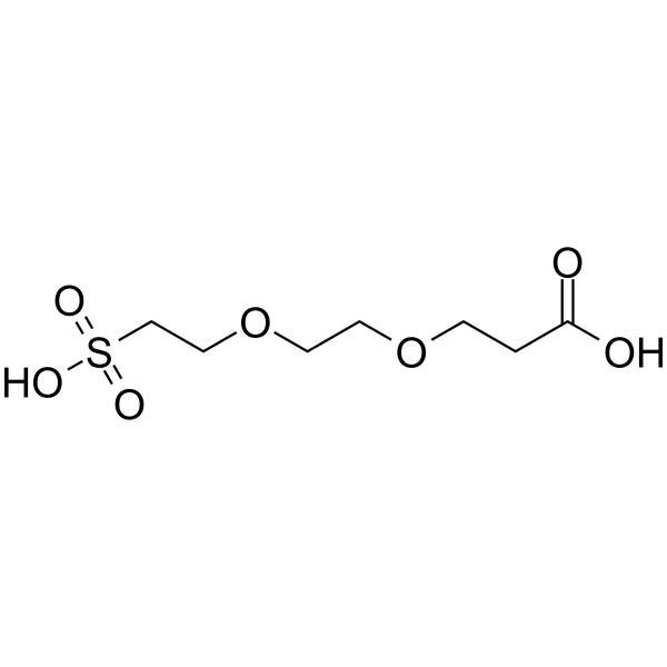 Carboxy-PEG2-sulfonic acid Chemical Structure