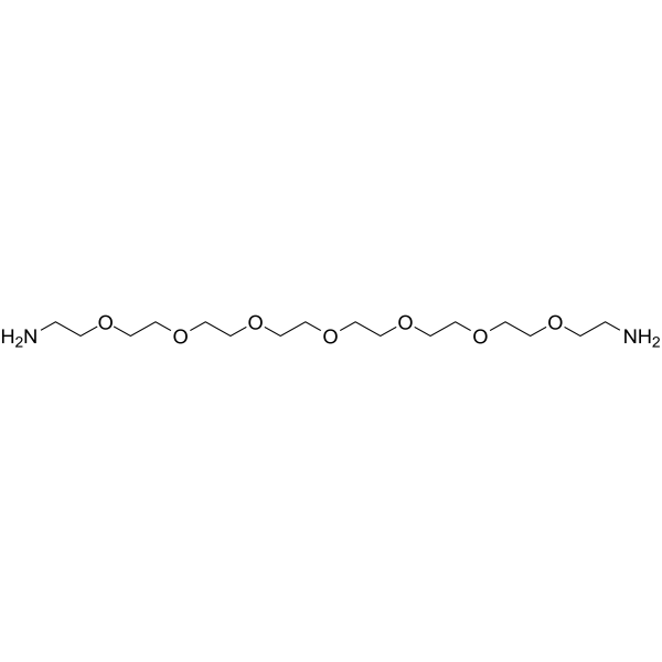 Amino-PEG7-amine Chemical Structure